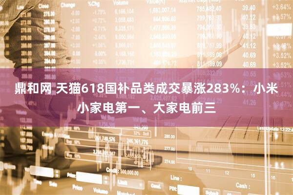 鼎和网 天猫618国补品类成交暴涨283%：小米小家电第一、大家电前三